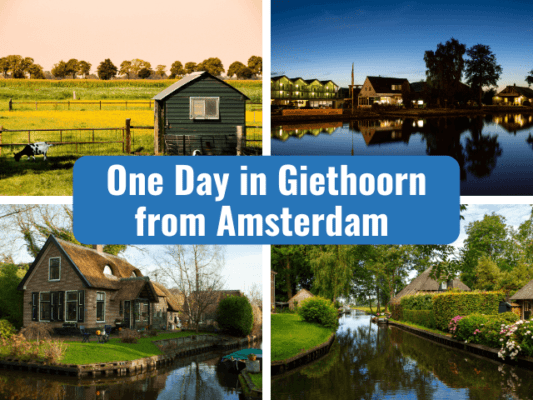 one day in giethoorn from amsterdam